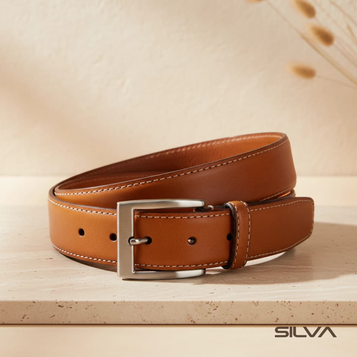 کمربند مردانه چرم طبیعی مدل Belt 03 | سیلوا چرم