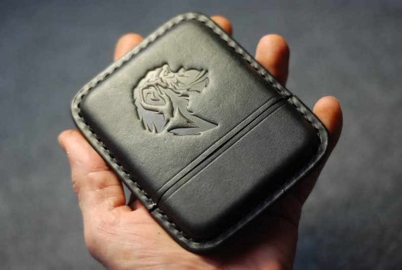 کیف سیگار چرم طبیعی مدل Cigarette Bag 01 | سیلوا چرم — تصویر ۲