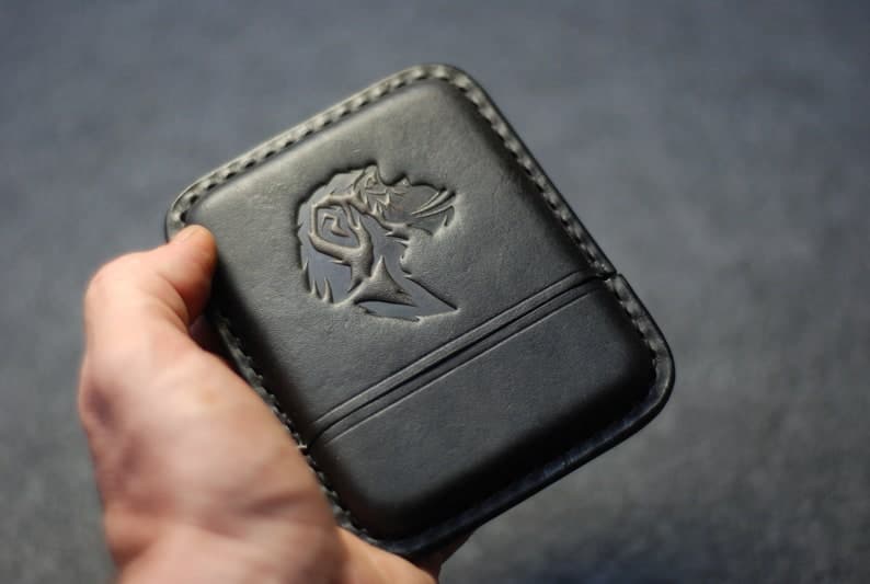 کیف سیگار چرم طبیعی مدل Cigarette Bag 01 | سیلوا چرم — تصویر ۴