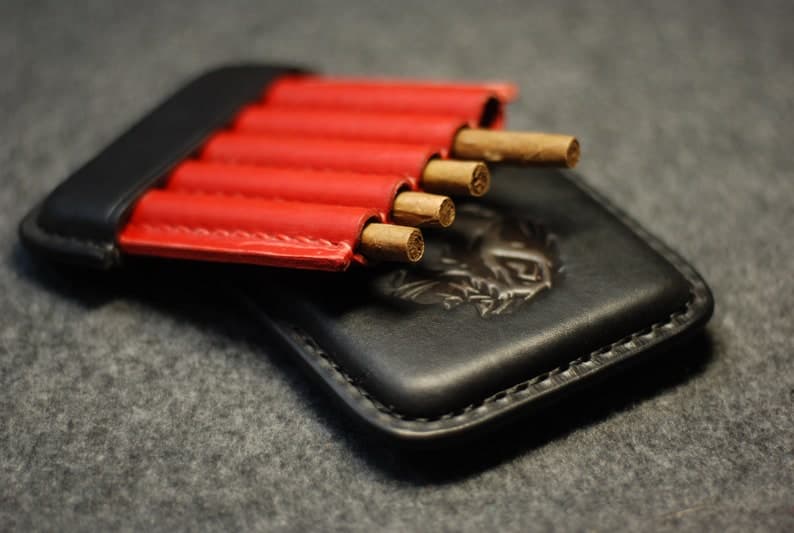 کیف سیگار چرم طبیعی مدل Cigarette Bag 01 | سیلوا چرم — تصویر ۶