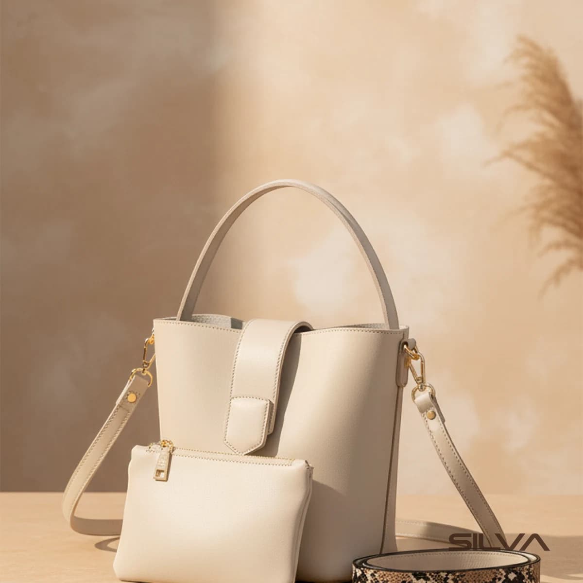 کیف دستی زنانه چرم طبیعی مدل Hand Bag 24 | سیلوا چرم