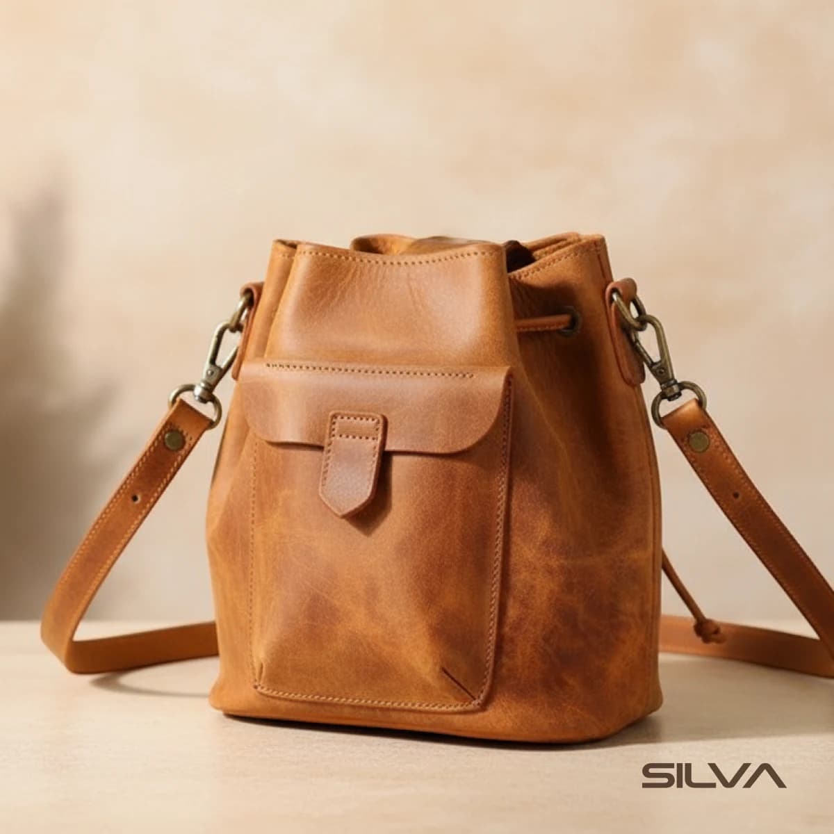 کیف دستی زنانه چرم طبیعی مدل Hand Bag 23 | سیلوا چرم