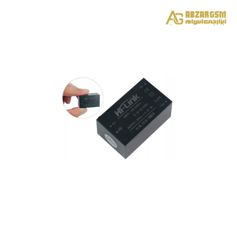 مبدل کاهنده روبردی ایزوله 220AC to 24VDC 200mA مدل HLK-5M24 مارک Hi-Link — تصویر ۳