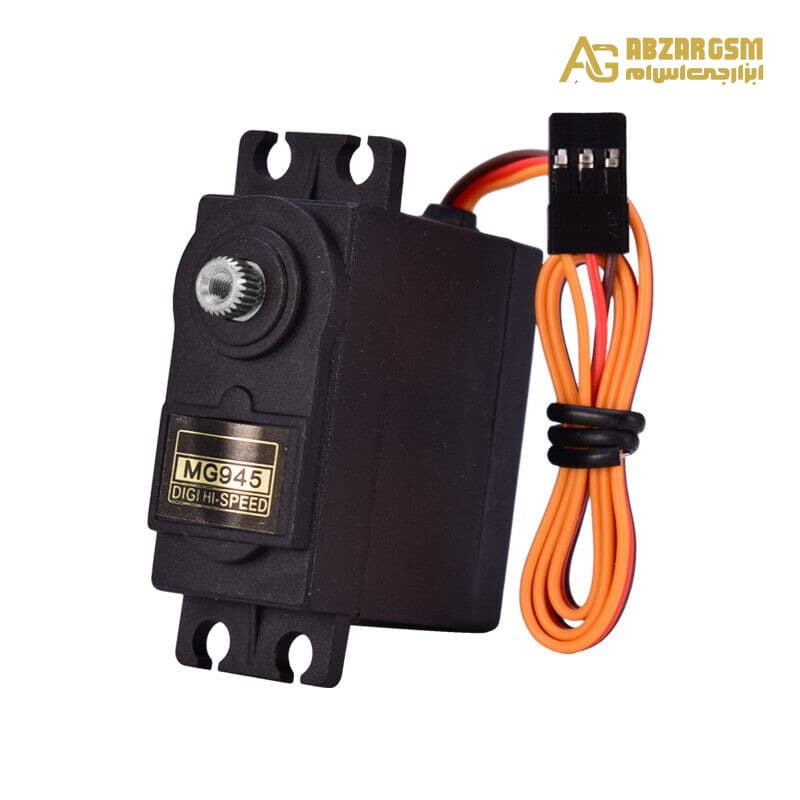 سروو موتور دنده پلاستیکی MG945 توان 12 کیلو – 360 درجه — تصویر ۴