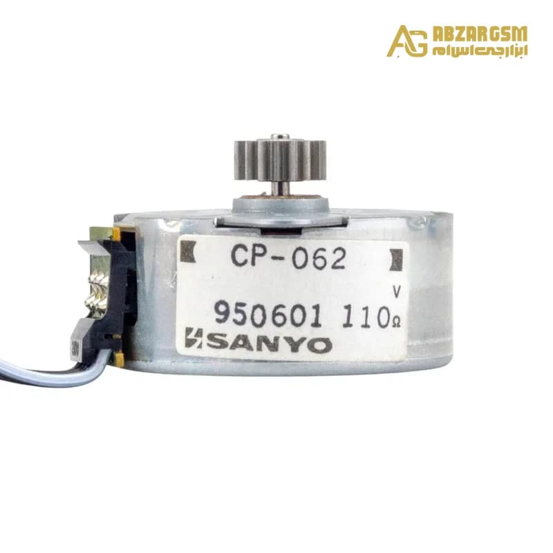 استپ موتور گرد دو فاز 15 درجه 5 سیمه مدل CP-062 برند SANYO — تصویر ۳