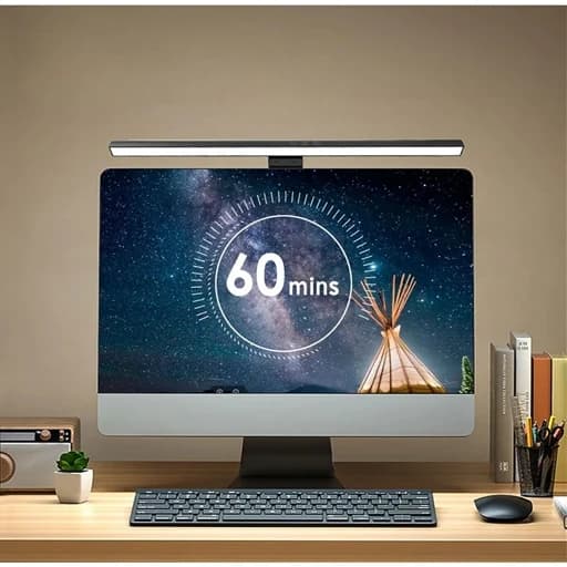 چراغ Led صفحه نمایش کامپیوتر صفحه لمسی اورجینال امازون المان — تصویر ۳