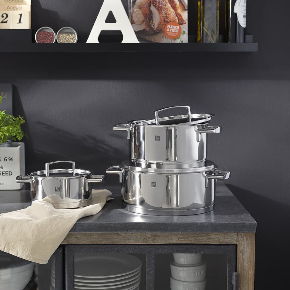 سرویس قابلمه 9 تکه زولینگ مدل پشن ZWILLING Passion Cookware — تصویر ۲