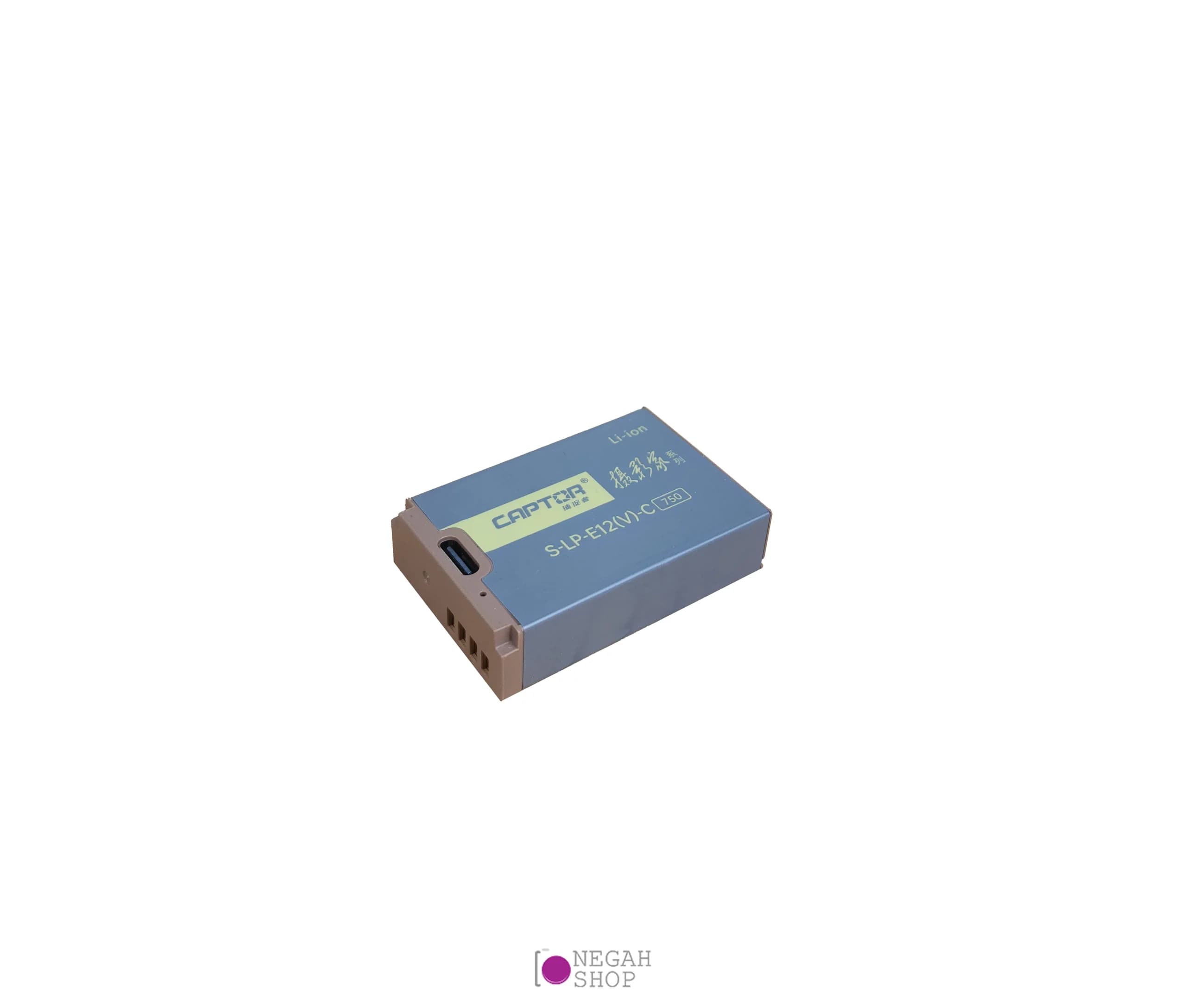 باتری دوربین کانن Captor LP-E12 750mAh Type c