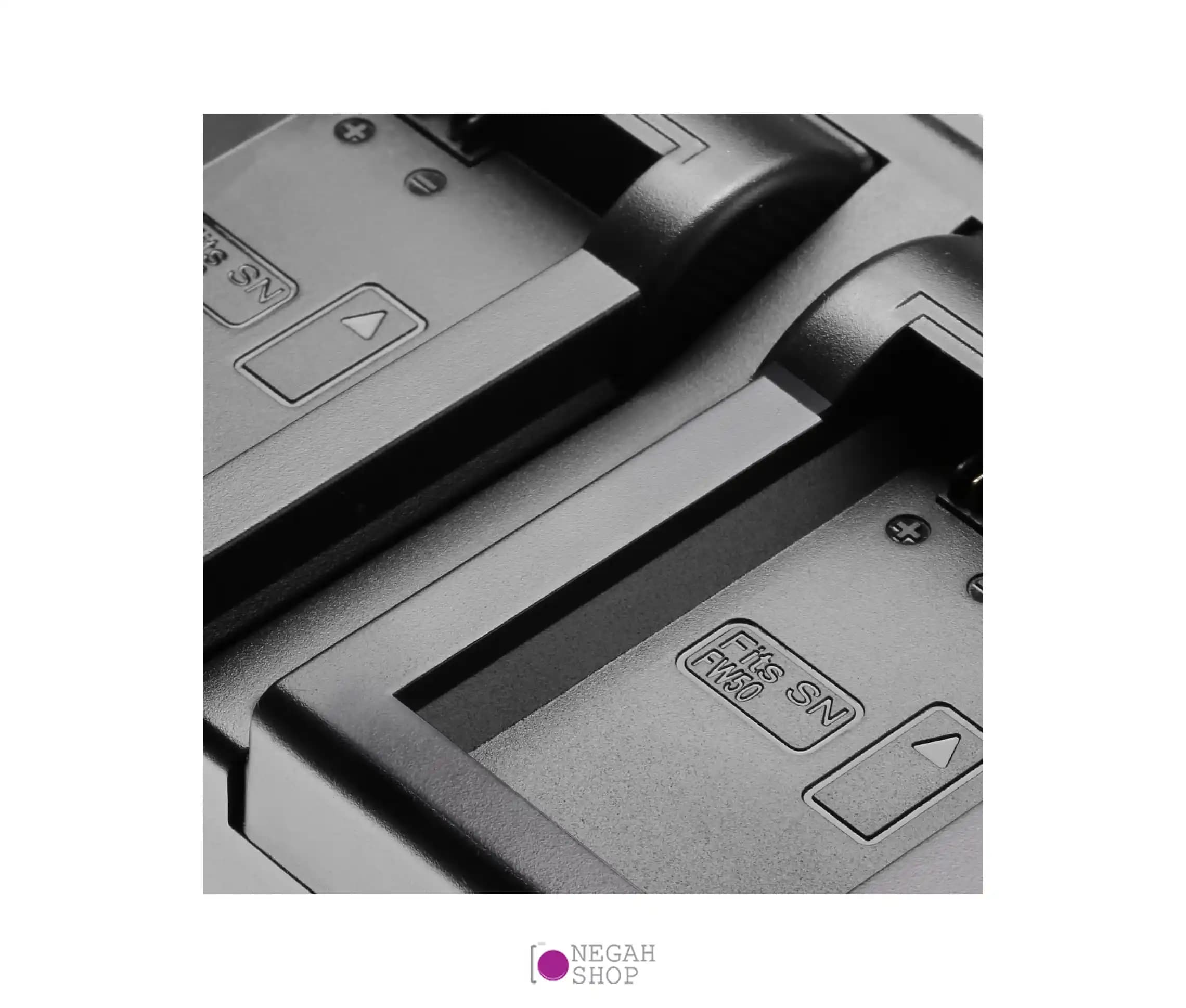 شارژر دوبل باتری NP-FW50 مدل FB-DC-LCD-BP-U60 — تصویر ۷