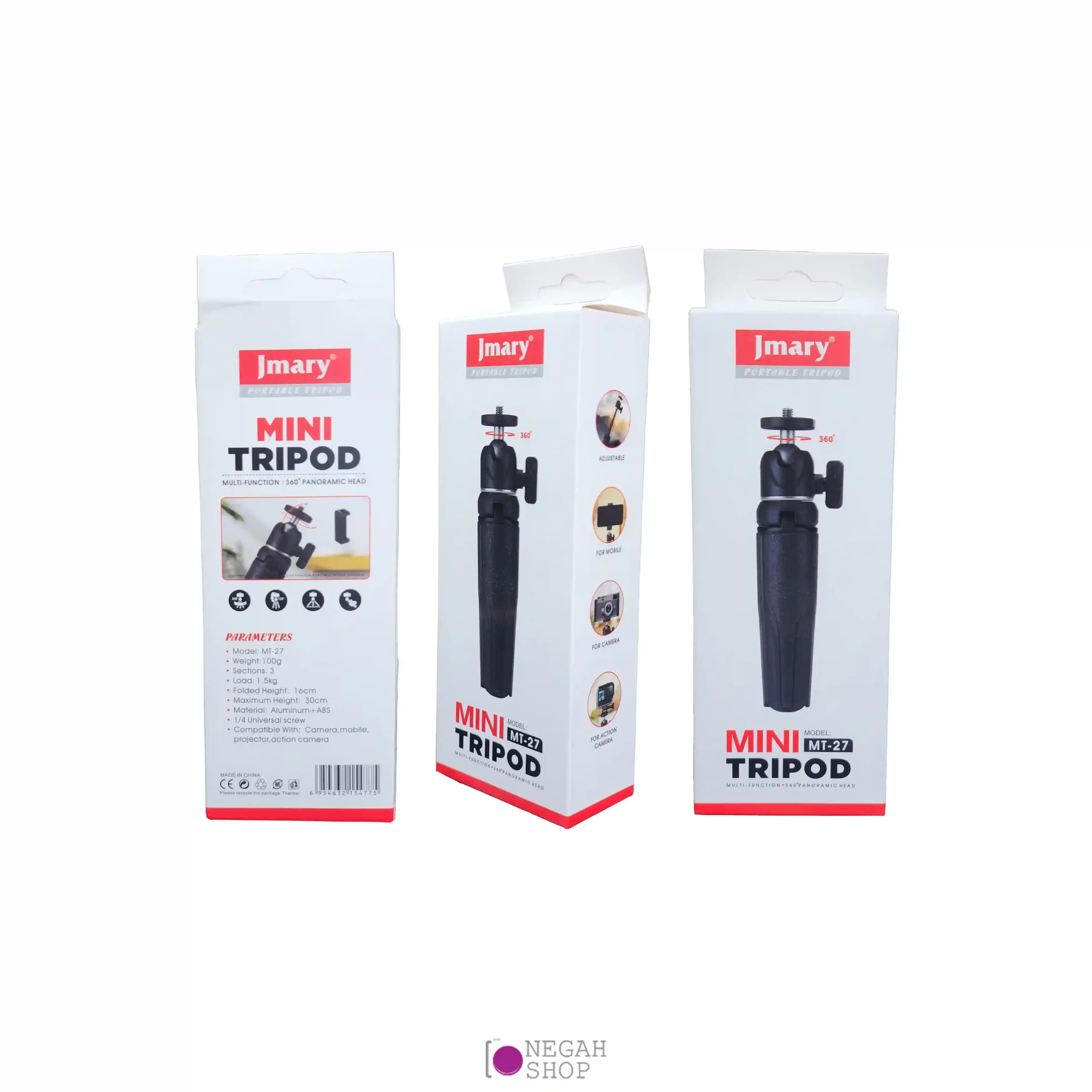 سه پایه چندکاره Jmary Mini MT-27 — تصویر ۷