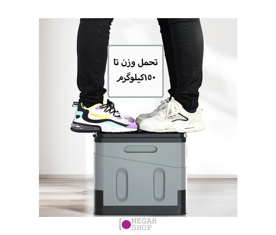 توالت و سطل زباله سیار تاشو مناسب کمپینگ — تصویر ۴