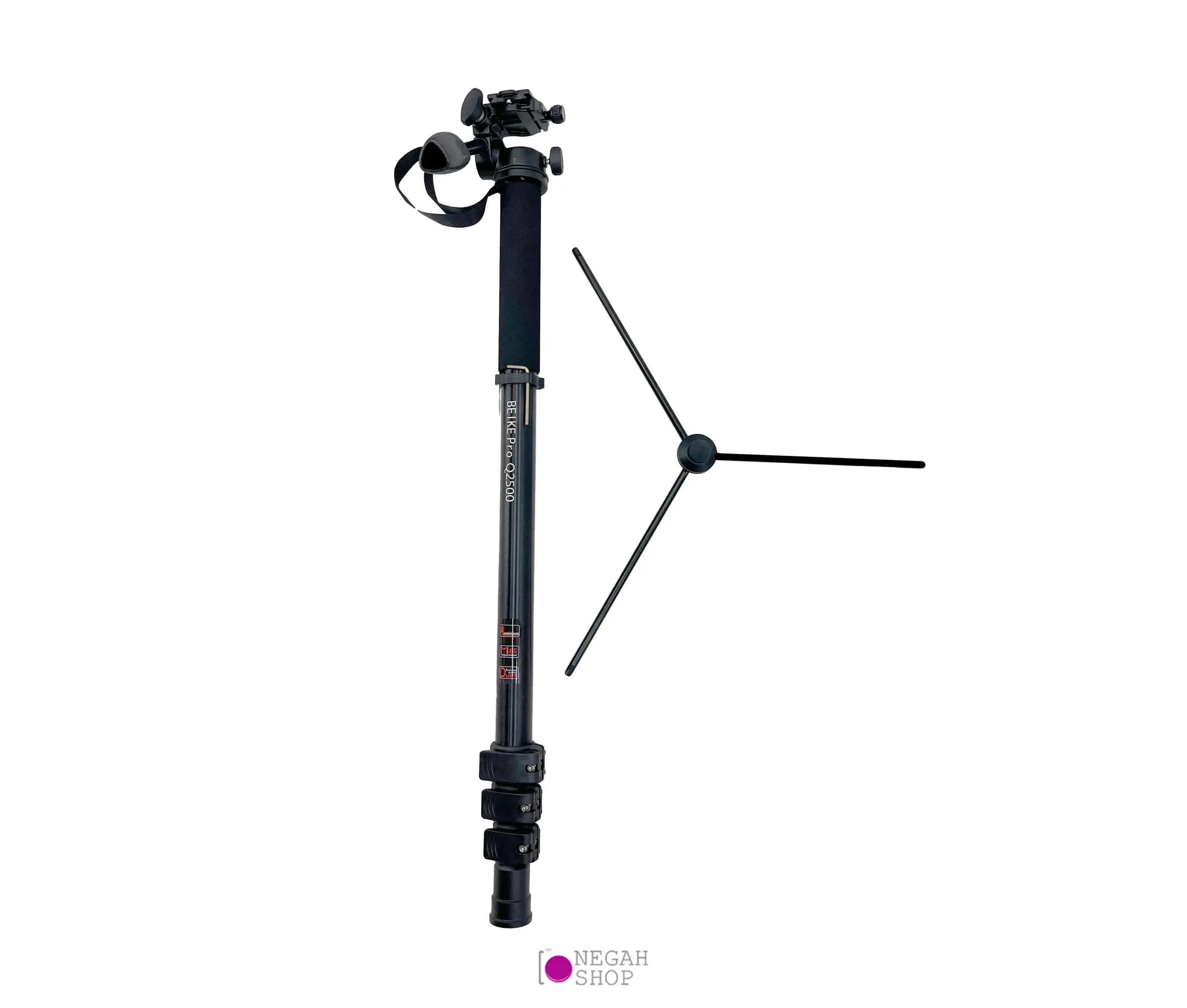 تک پایه دوربین عکاسی Beike Pro Q2500 — تصویر ۳