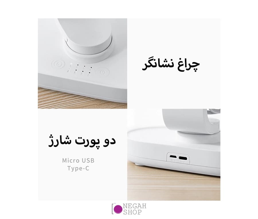 پنکه پرتابل رومیزی D77 — تصویر ۶