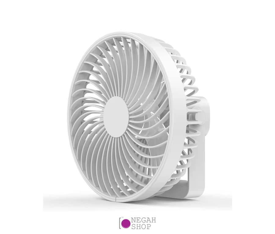 پنکه شارژی HP-F3 به همراه چراغ LED — تصویر ۴