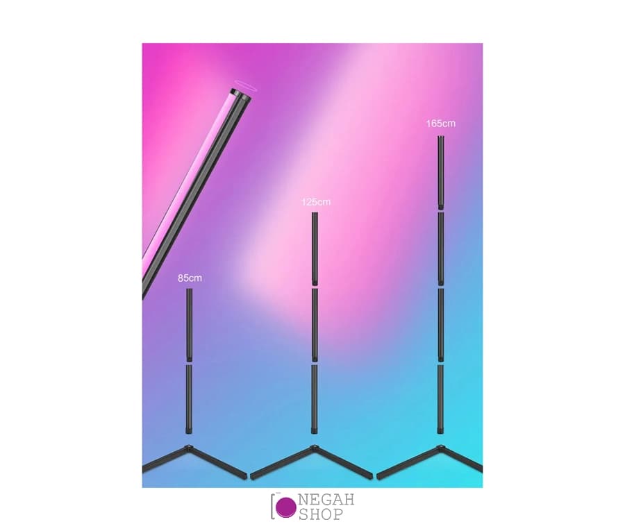 باتوم لایت Luxceo F0102 Corner Light RGB — تصویر ۸