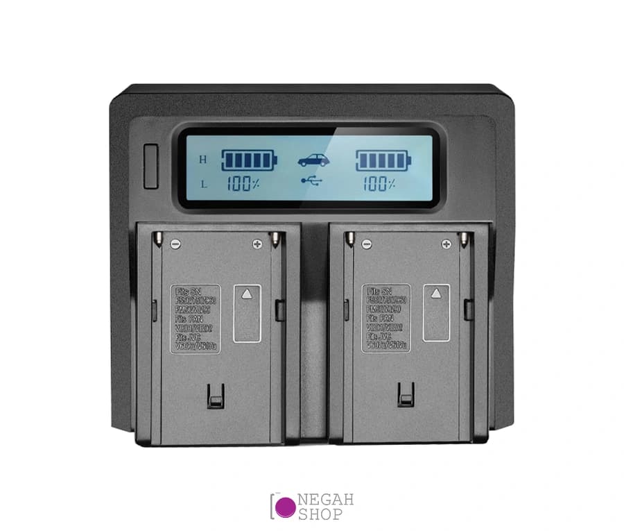 شارژر دوبل Soulmate DC LCD A مناسب باتری F960/970 — تصویر ۵