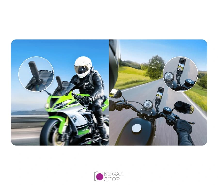 کیت تجهیزات جانبی موتورسیکلت Insta360 — تصویر ۸