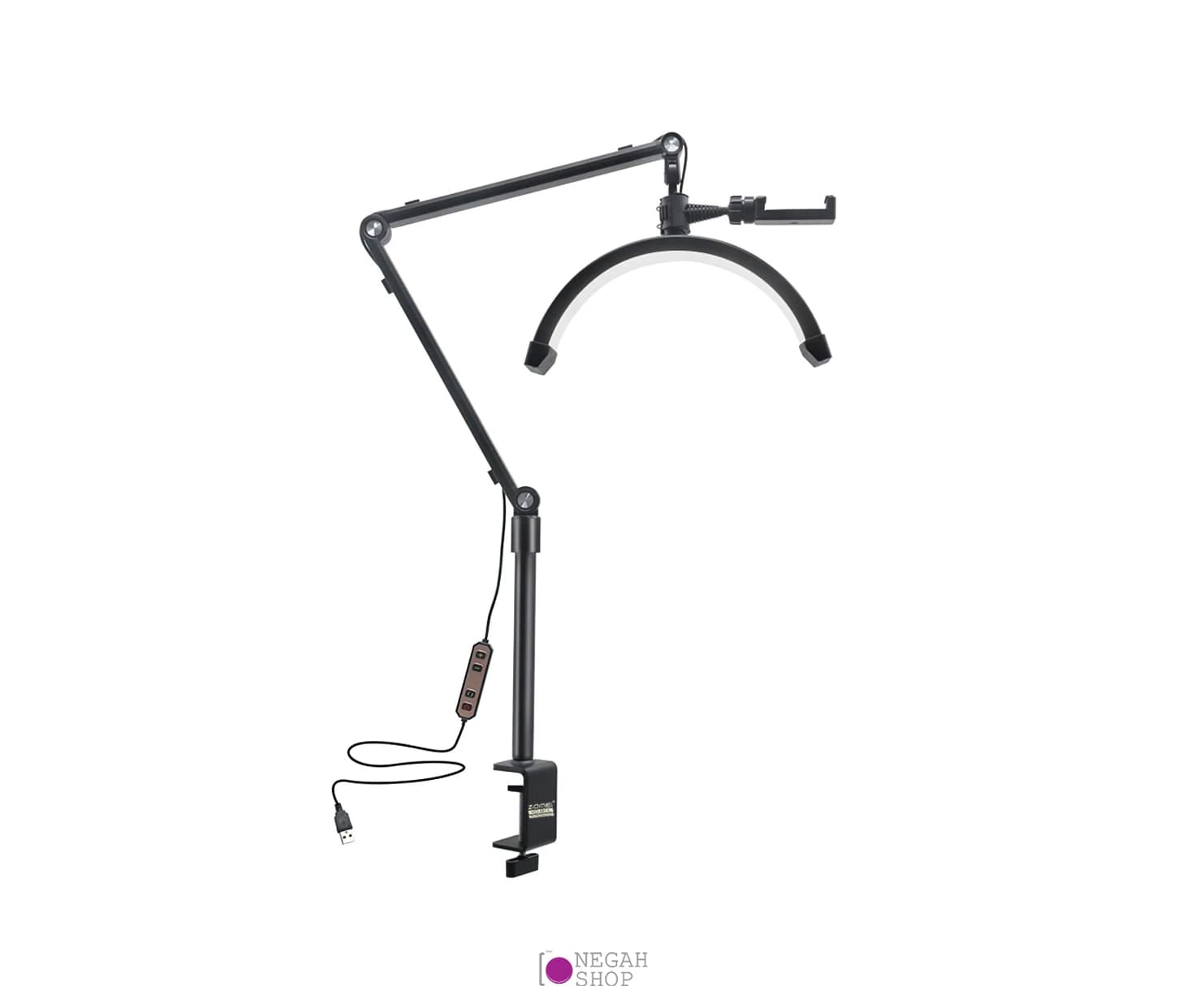 مون لایت رومیزی زومی Zomei HD-M1X گیره‌ای