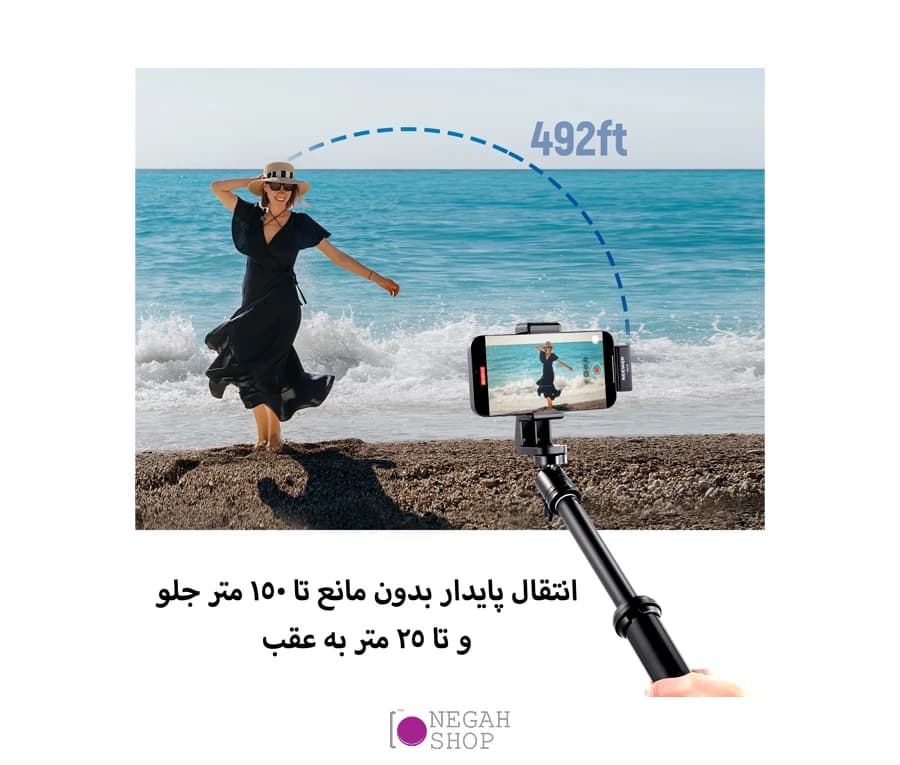 میکروفون بی سیم دو کاناله Neewer KM18 Type C — تصویر ۶