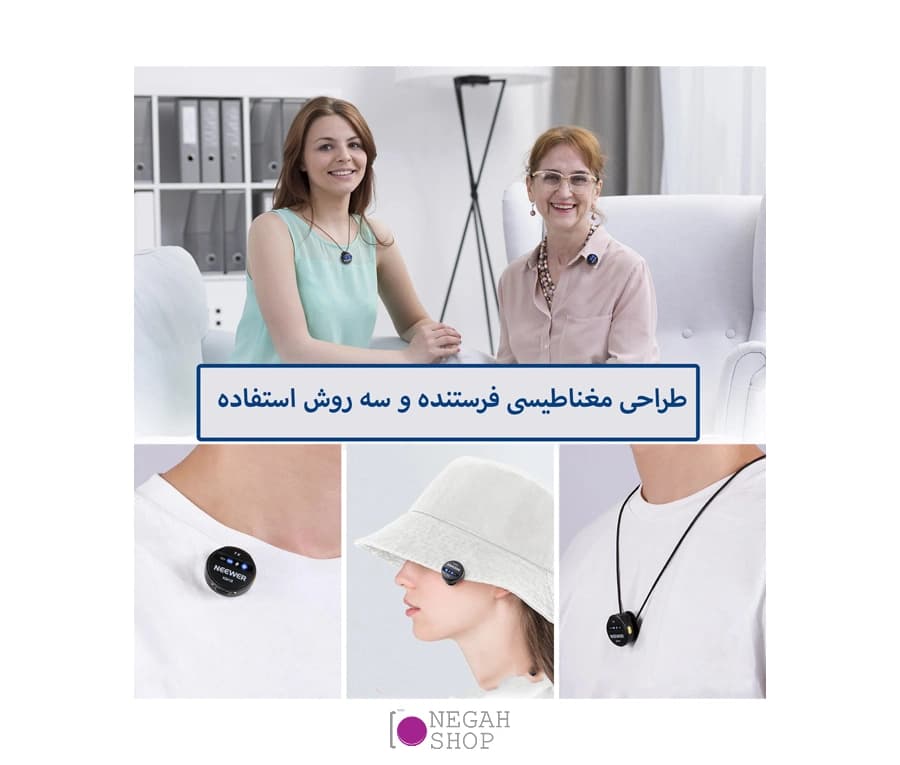 میکروفون بی سیم دو کاناله Neewer KM18 Type C — تصویر ۸