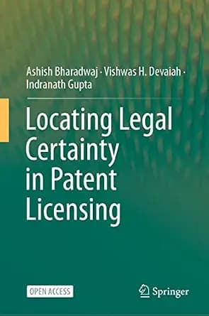و دانلود نسخه کامل کتاب زبان اصلی Locating Legal Certainty in Patent Licensing | دانلود کتاب خارجی