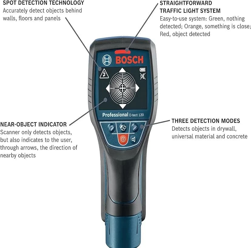 ردیاب دیجیتالی بوش مدل D-tect 120 — تصویر ۳