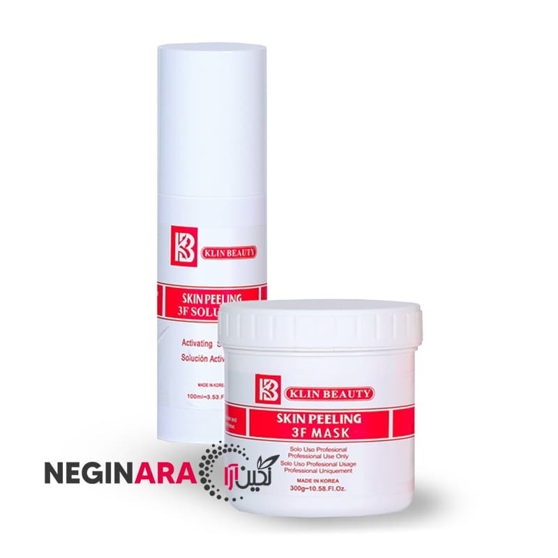 پیلینگ آنزیمی لایه بردار تری اف 3F 300 با اکتیواتور کلین بیوتی