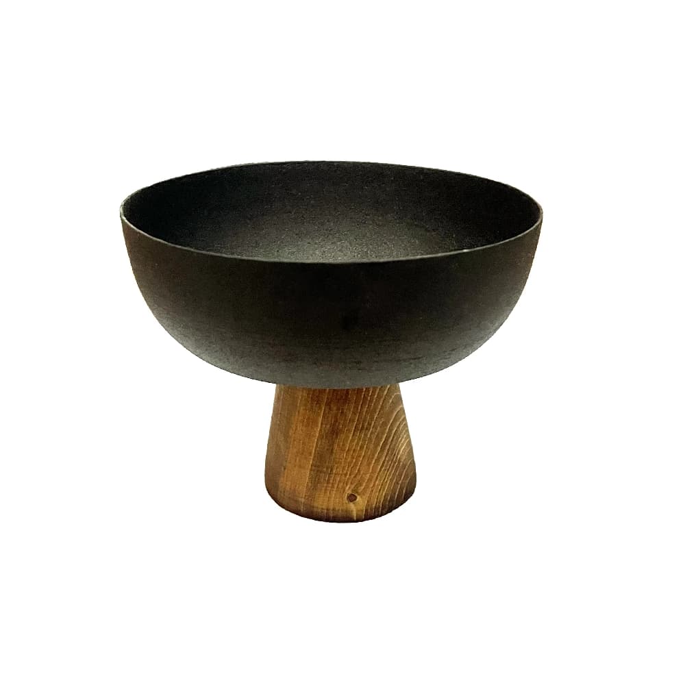 کاسه پایه چوبی مایا