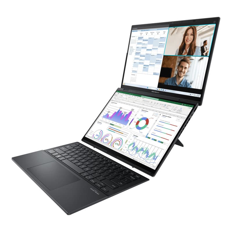 لپ تاپ 14 اینچی ایسوس مدل Zenbook DUO UX8406CA-Core Ultra 9 285H-32GB LPDDR5X-1TB SSD-Dual WUXGA OLED Touch 60Hz-W - کاستوم شده — تصویر ۷
