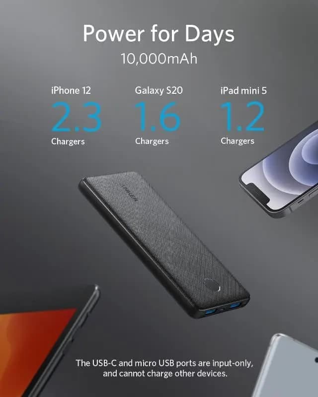 پاور بانک انکر Anker PowerCore III 10000mAh Portable Powerbank (A1247) — تصویر ۲