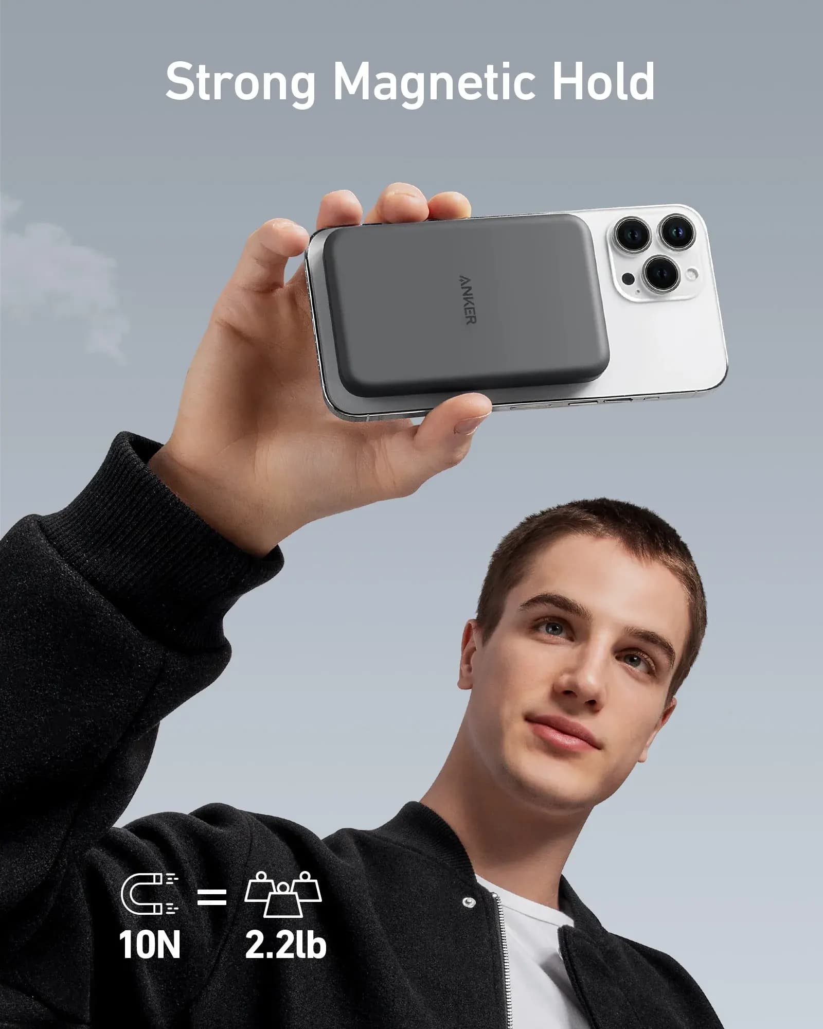 پاور بانک بی سیم انکر Anker 621 5000mAh Magnetic Battery (A1610) — تصویر ۸