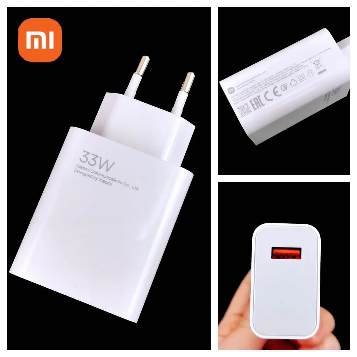 شارژر دیواری 33 واتی شیائومی اصلی Mi 33W Wall Charger — تصویر ۲