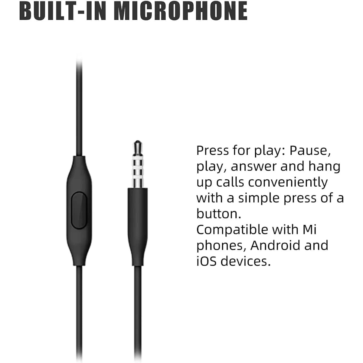 هدفون سیمی شیائومی اصلی Xiaomi Mi in-Ear Headphone HSER02JY — تصویر ۲
