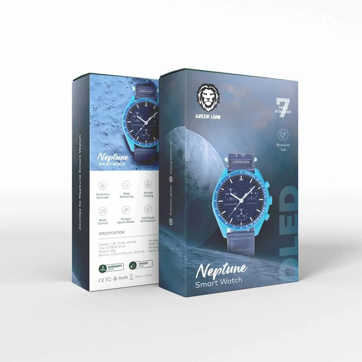 ساعت هوشمند گرین لاین Green Lion Neptune Smartwatch — تصویر ۲