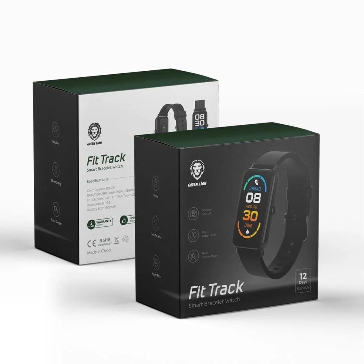 ساعت هوشمند گرین لاین Green Lion Fit Track Smart Bracelet — تصویر ۲