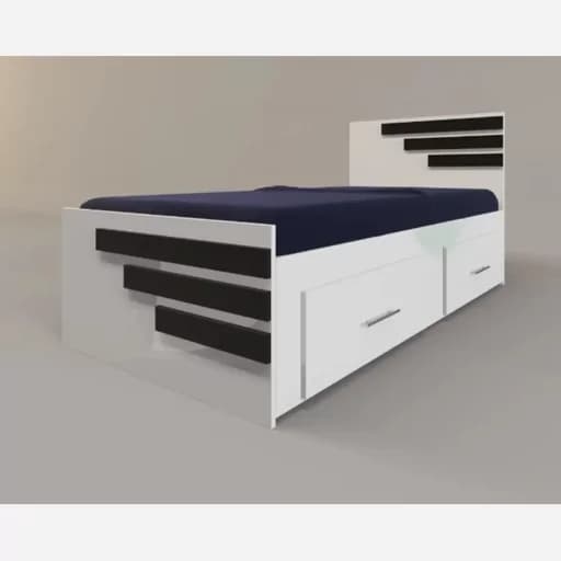تخت یکنفره ام دی اف ارسال رایگان کد60 مبلمان فرنا مدل 1145077