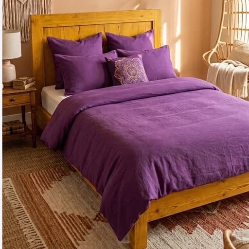 تخت خواب روستیک عرض 140 مبلمان فرنا مدل 1144984