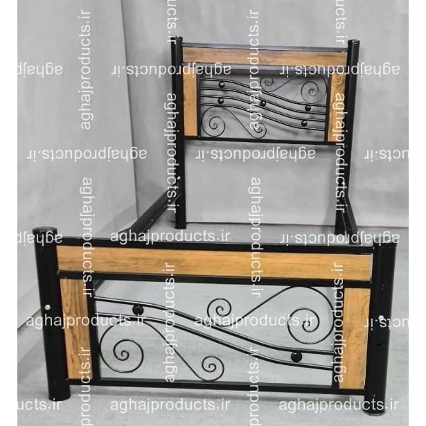 تخت خواب یکنفره 200 90 مدل ملودی مبلمان فرنا مدل 1144962