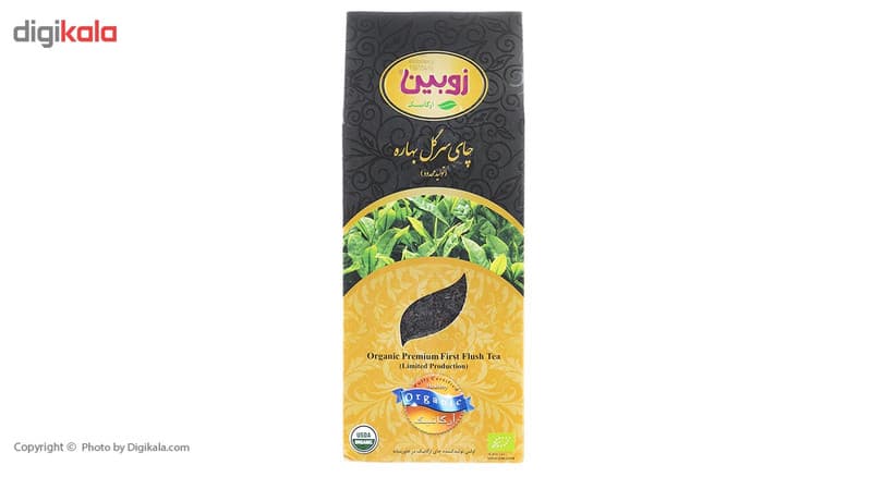 چای سیاه ایرانی سرگل ارگانیک بهاره زوبین - 400 گرم — تصویر ۴