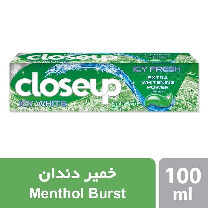 خمیر دندان سفیدکننده کلوس آپ مدل Menthol Burst حجم 125 میلی لیتر