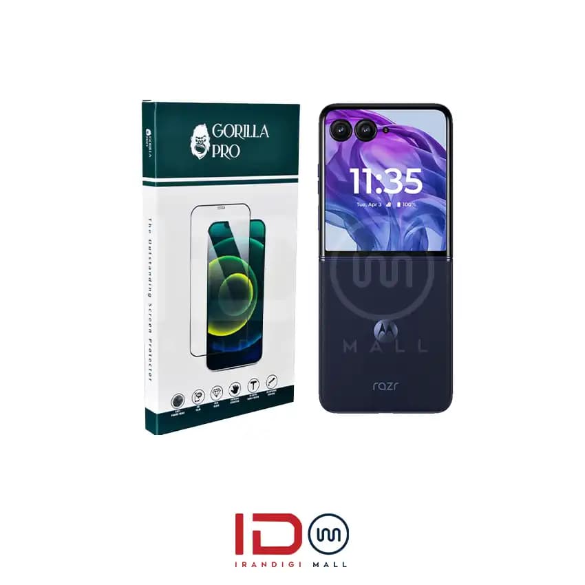 گلس و محافظ هیدروژلی (شفاف) بدنه گوشی موتورولا مدل Motorola Razr 50