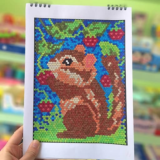 نقاشی سوپرایزی (پیکسلی) اشکال هندسی — تصویر ۷