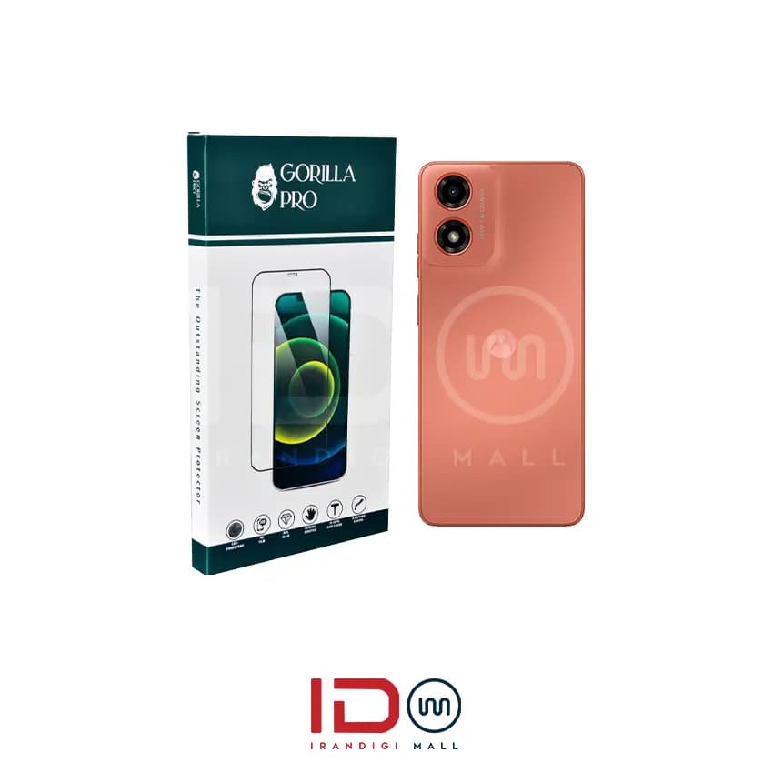 گلس و محافظ هیدروژلی (مات) بدنه گوشی موتورولا مدل Motorola Moto G04s