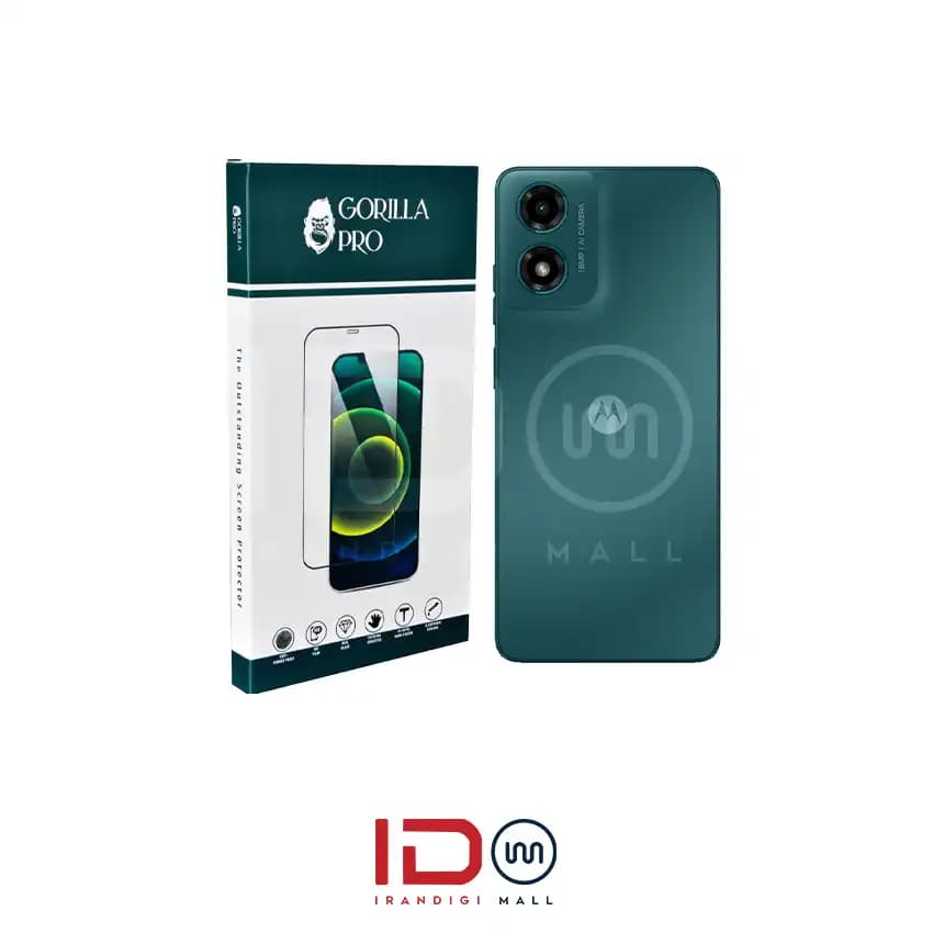 گلس و محافظ هیدروژلی (شفاف) بدنه گوشی موتورولا مدل Motorola Moto G04s