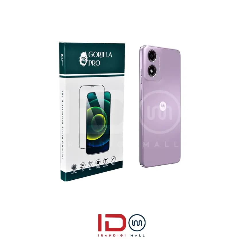 گلس و محافظ هیدروژلی (شفاف) بدنه گوشی موتورولا مدل Motorola E14