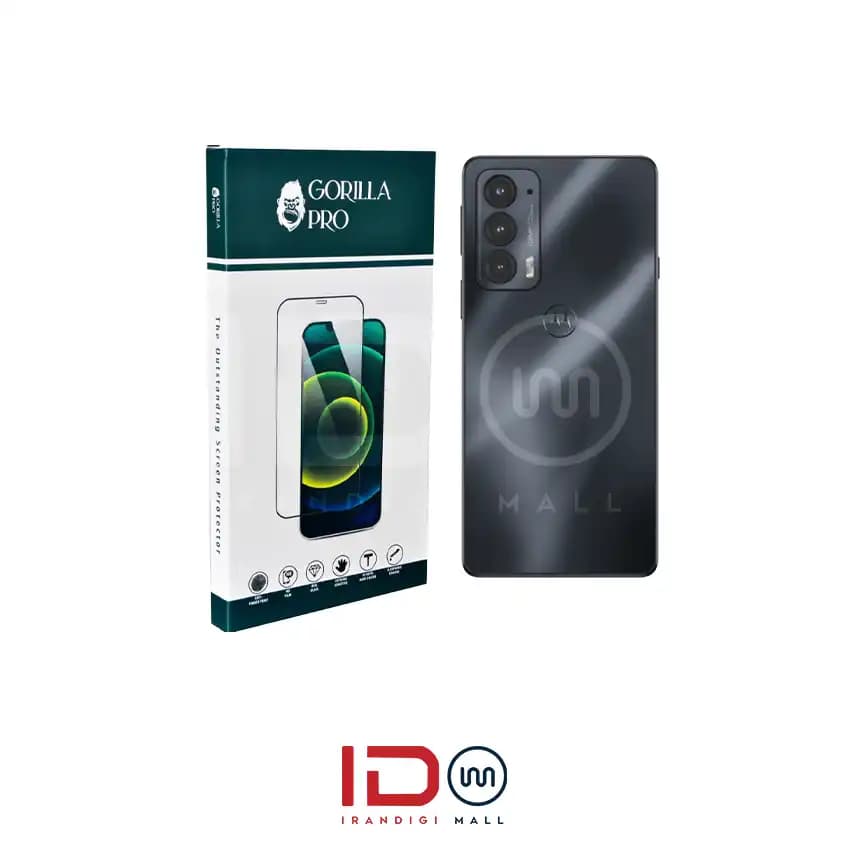 گلس و محافظ هیدروژلی (شفاف) بدنه گوشی موتورولا مدل Motorola edge 20 Pro — تصویر ۲