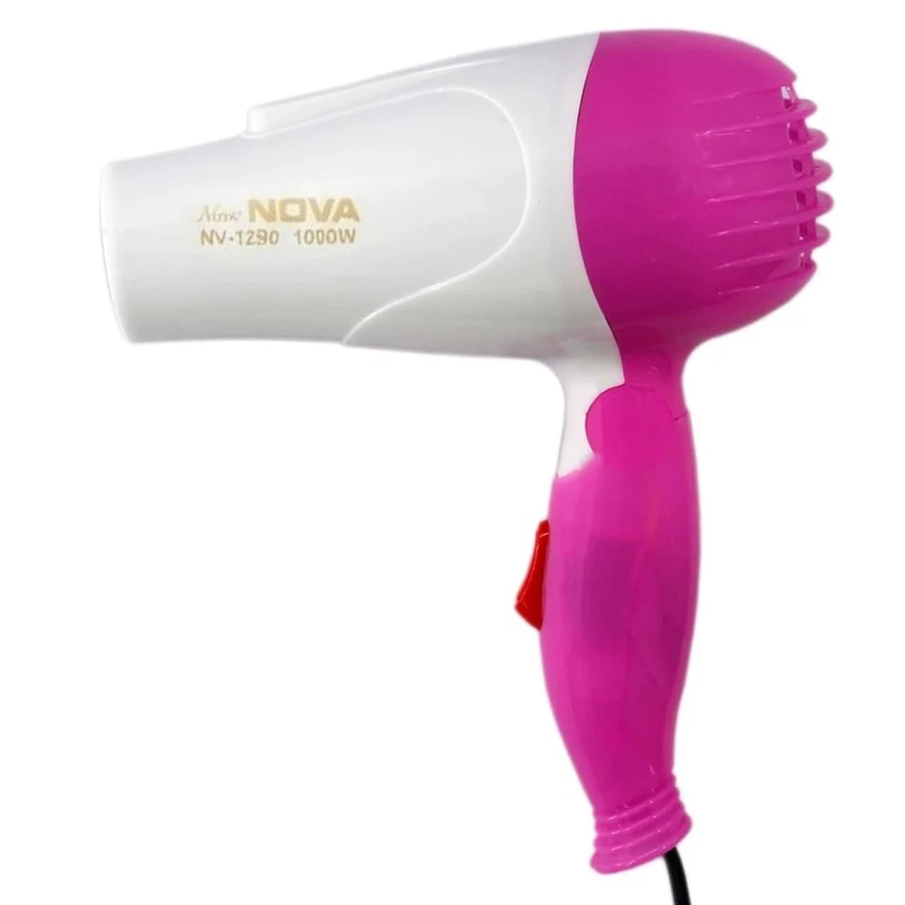 سشوار مسافرتی Nova مدل NV-1290 – سرخابی