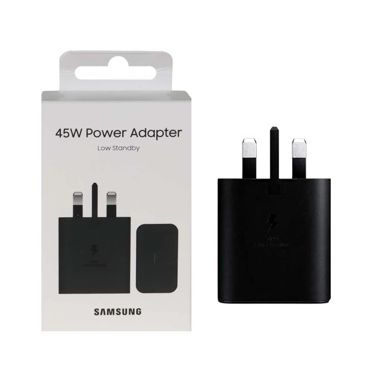 شارژر دیواری سه پین PD و فست تک پورت Samsung مدل EP-T4511 45W – مشکی – ASP (گارانتی 18 ماهه آروین)