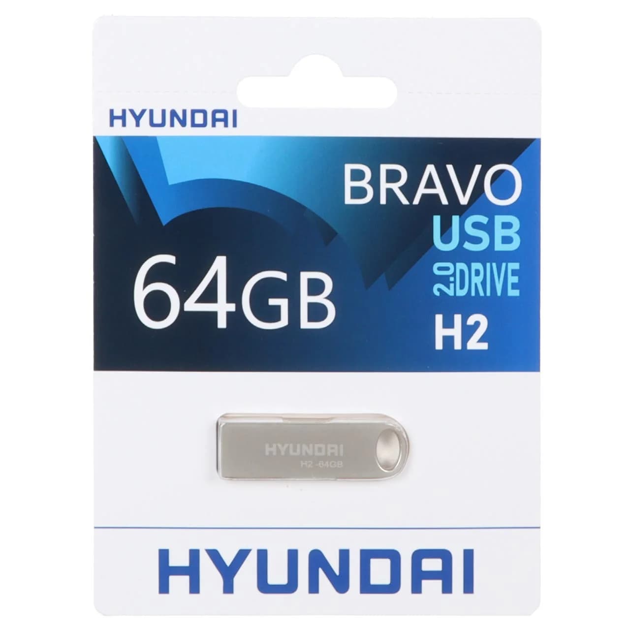 Hyundai Bravo H2 USB 2.0 Flash Memory – 64GB (گارانتی IPM)