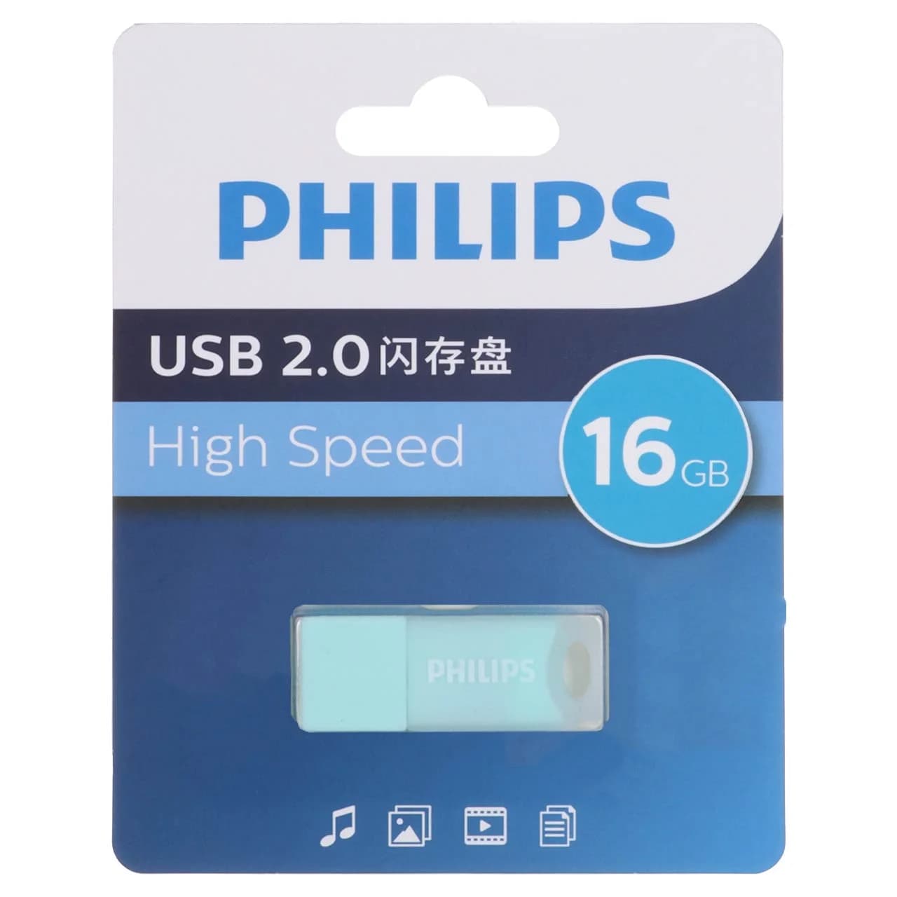 Philips FM10UA016A/93-B USB 2.0 Flash Memory – 16GB – سبز (گارانتی IPM)